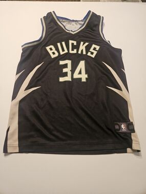 Fanatics Black Jersey with Blue and Cream Trim